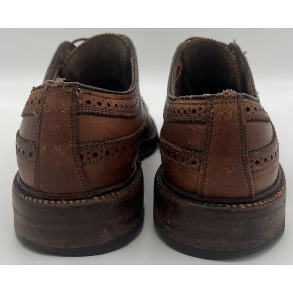 Vintage Florsheim Royal Imperial 93602 Longwing Wingtip Dress Shoes Men’s 8C main image 8